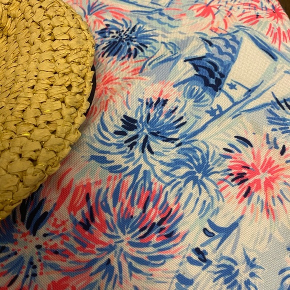 Lily Pulitzer Sea to Shining Sea Tropical Beach hat - Picture 5 of 5